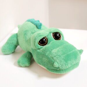 The Petting Zoo Alligator Crocodile Plush 12" Long Stuffed Animal Big Eyes